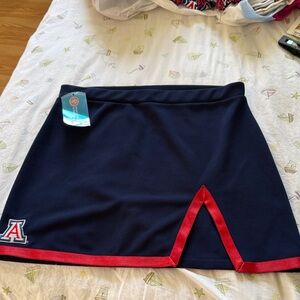 Navy Blue Skirt with Red Trim University of Arizona